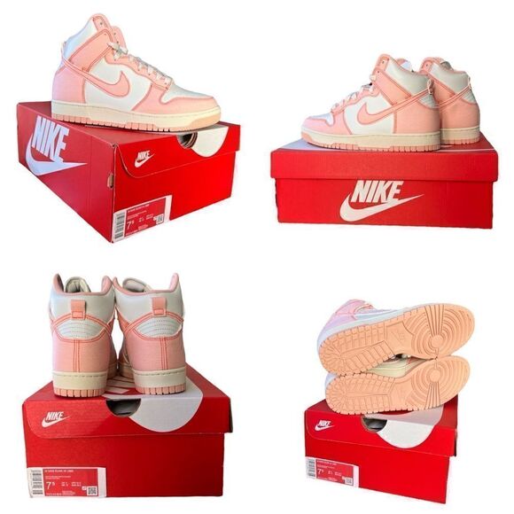 NIB Nike Dunk High 1985 “ Pink Denim “ Sneakers - Picture 1 of 5